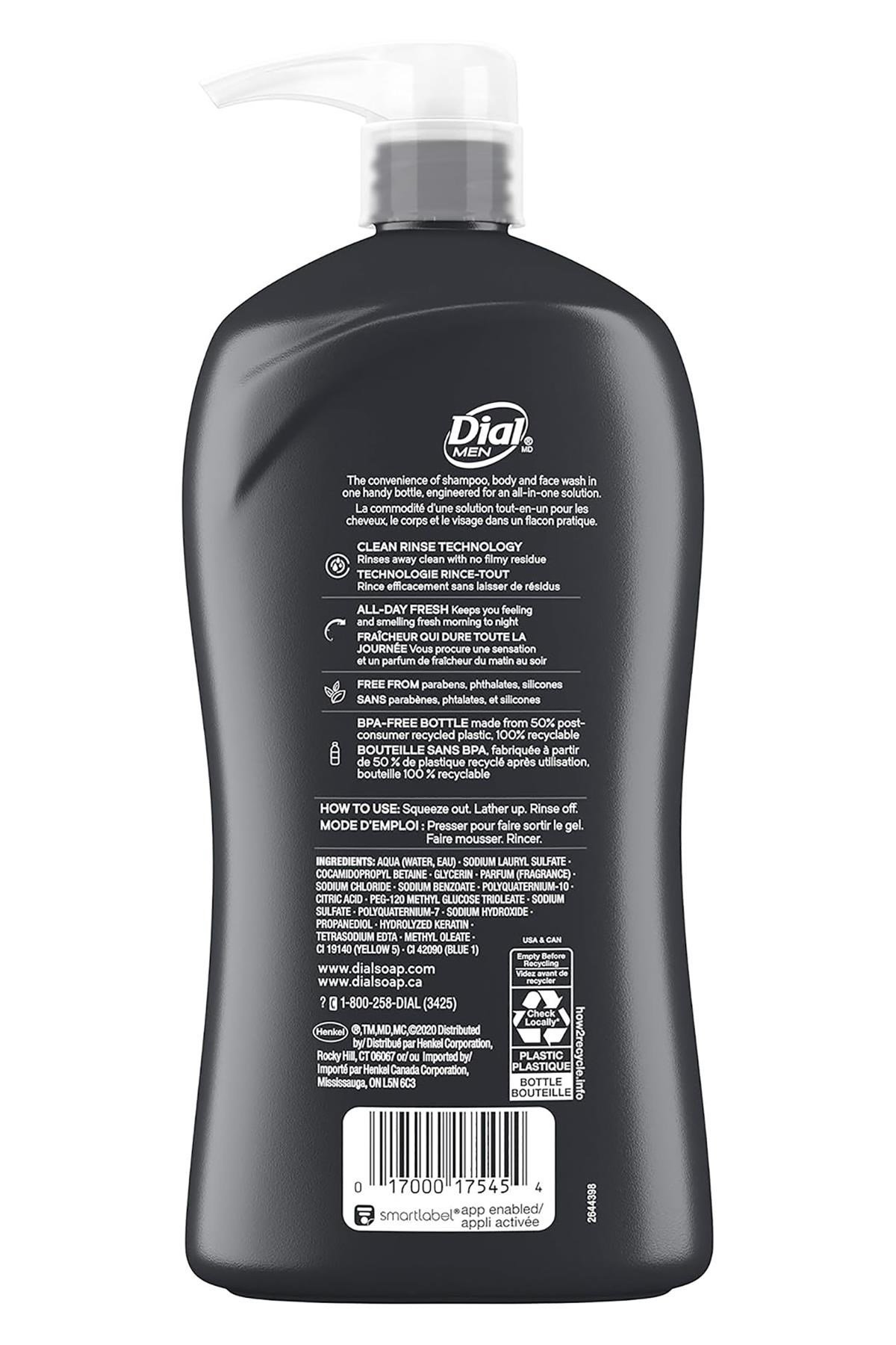Dial Men Recharge 3in1 Şampuan 946ML