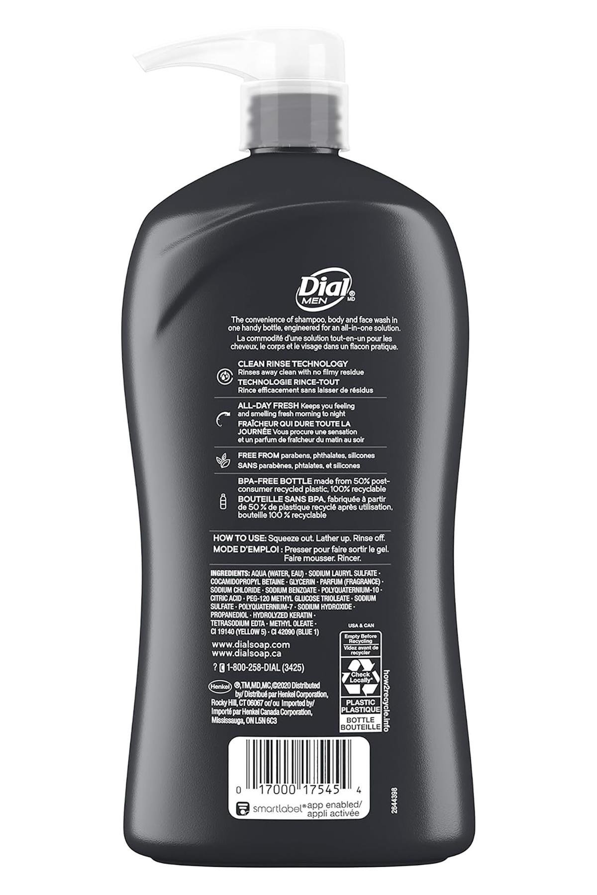 Dial Men Recharge 3in1 Şampuan 946ML