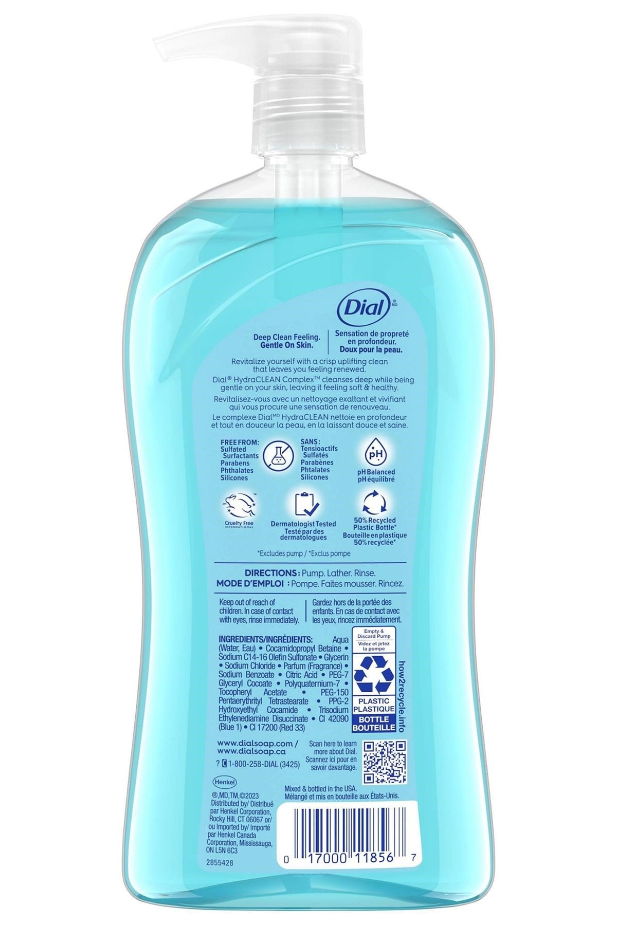 Dial Refresh & Renew Spring Water Vücut Şampuanı 946ML