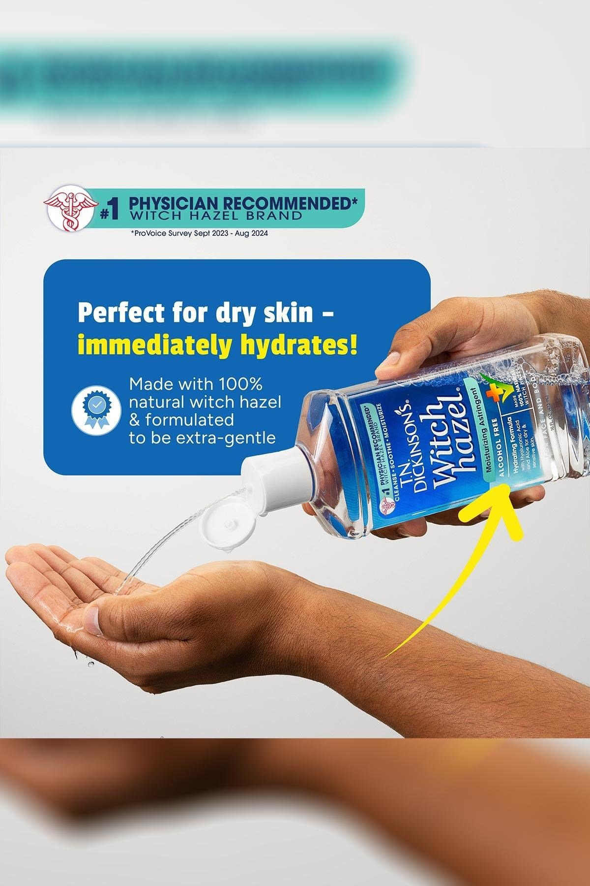 Dickinsons Alkolsüz Nemlendirici Cadı Fındığı Tonik 473ML