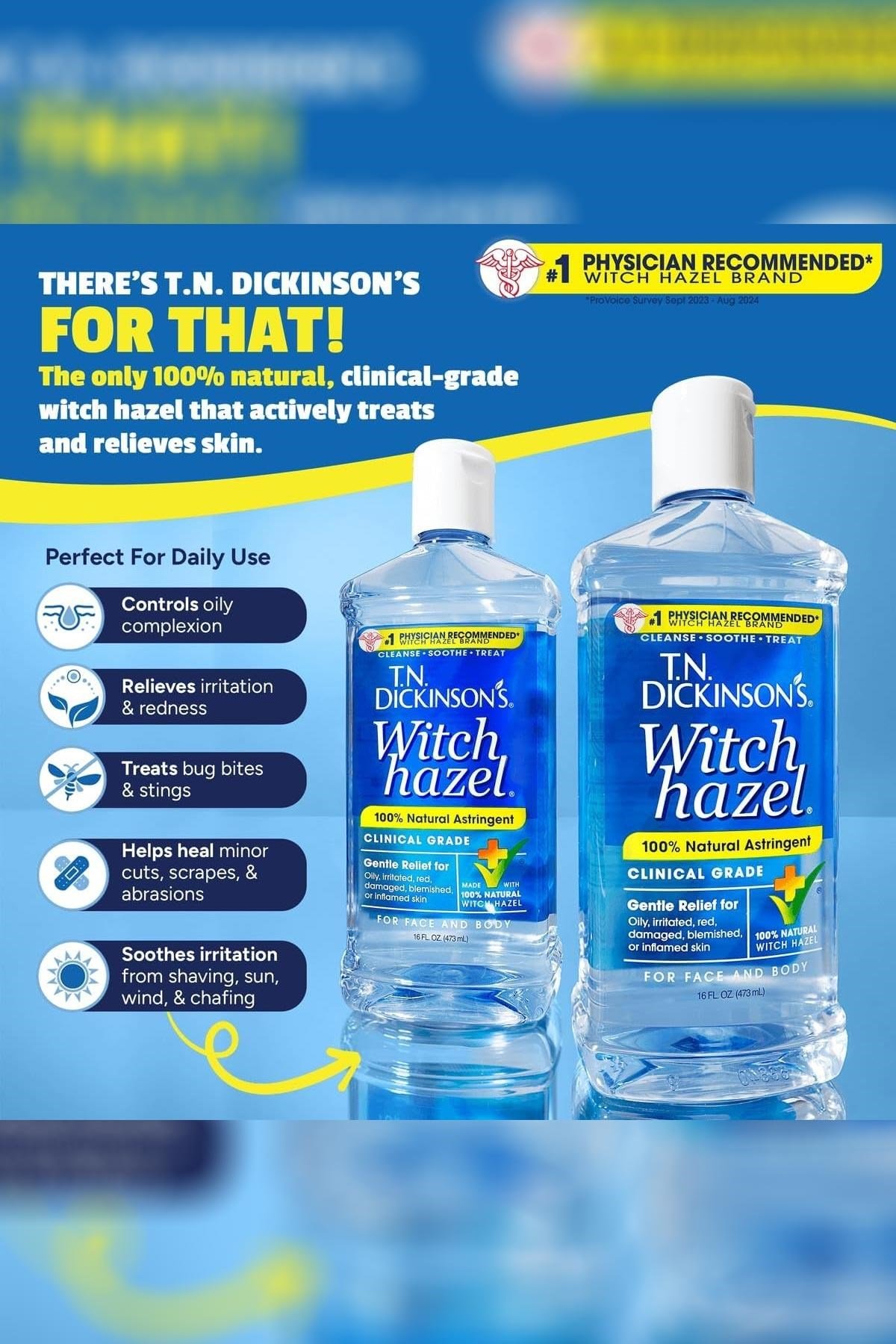 Dickinsons Arındırıcı Cadı Fındığı Tonik 473ML