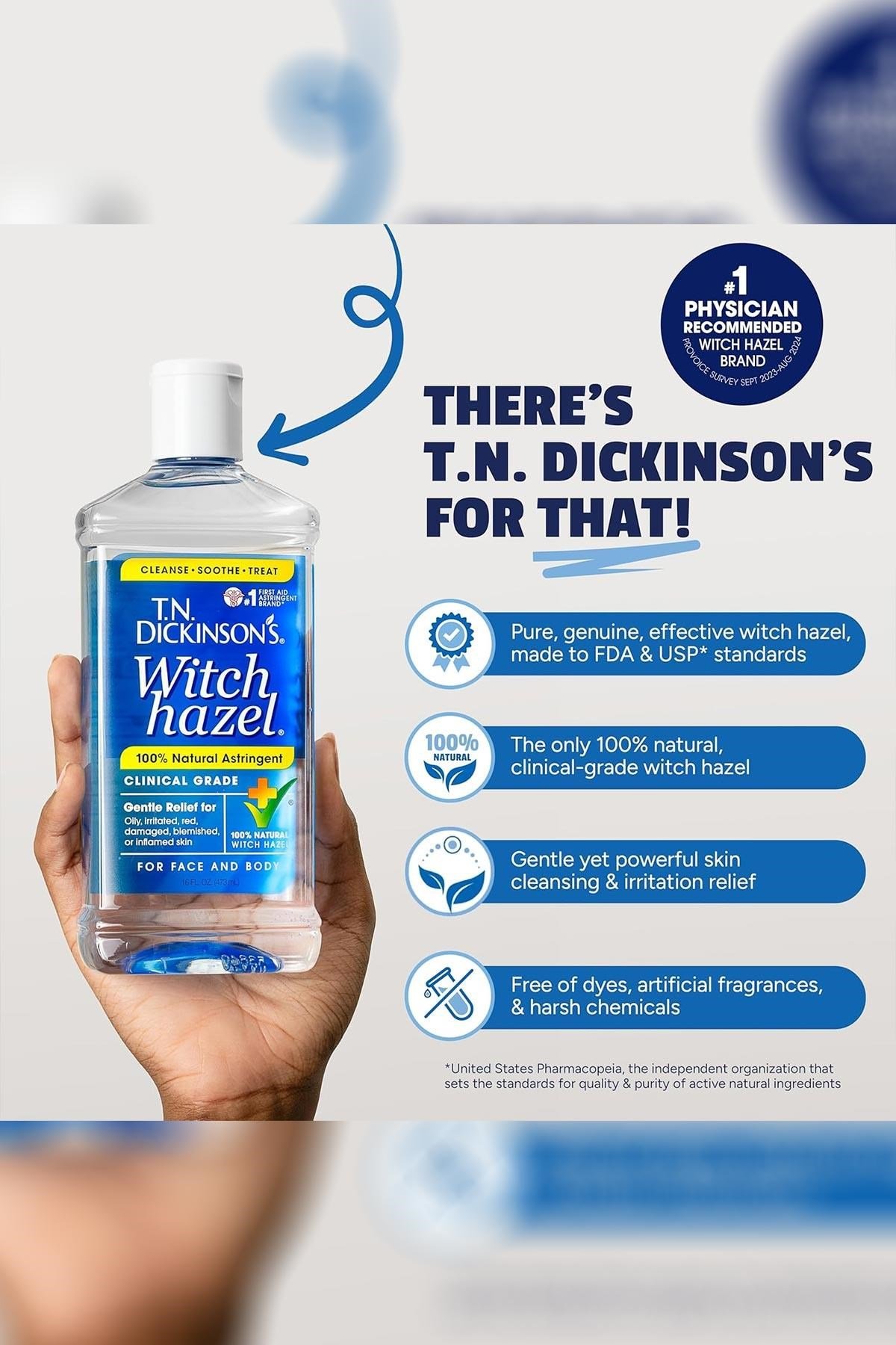 Dickinsons Arındırıcı Cadı Fındığı Tonik 473ML