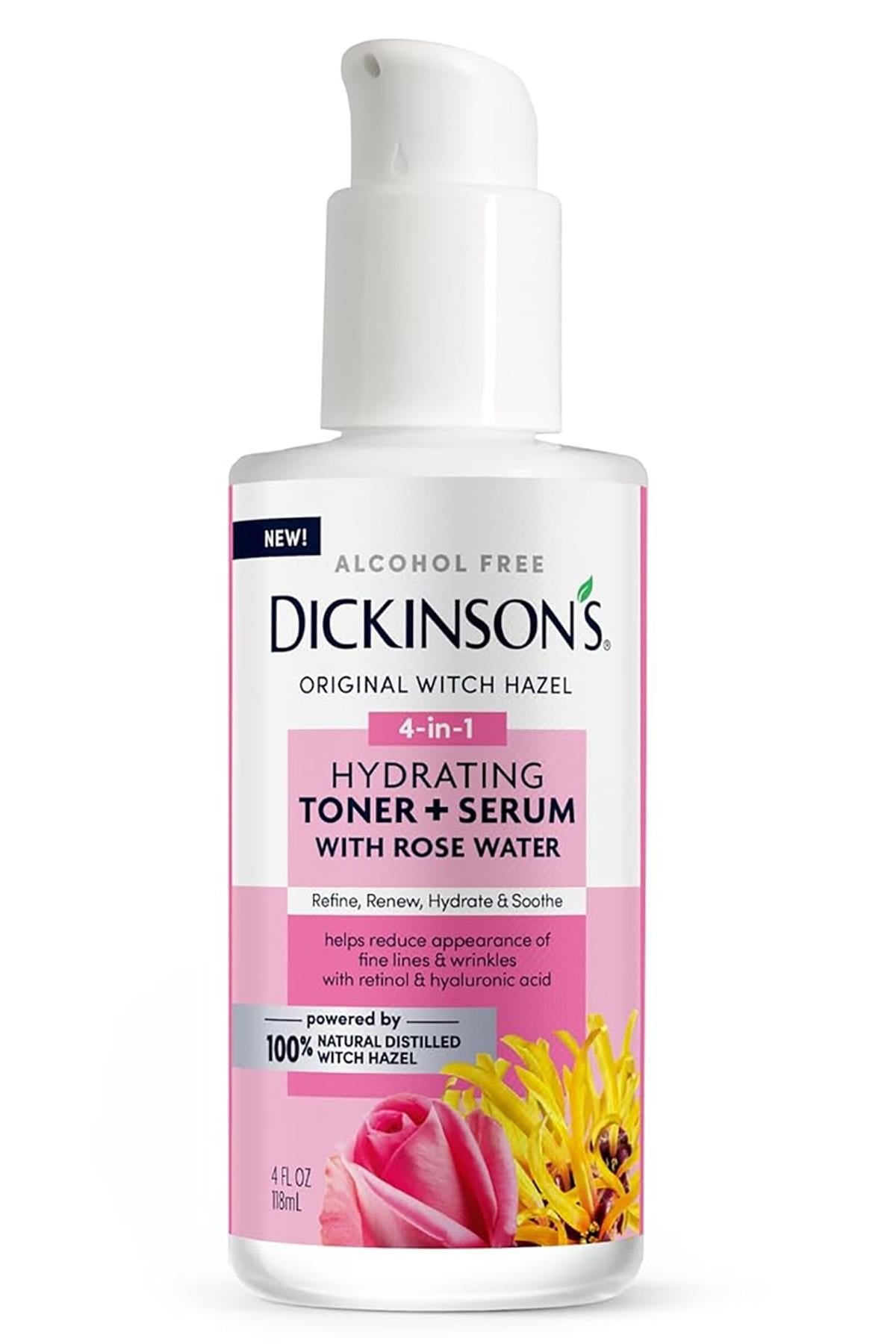 Dickinson's Cadı Fındığı ve Gül Suyu Özlü Nemlendirici Tonik + Serum 118ML
