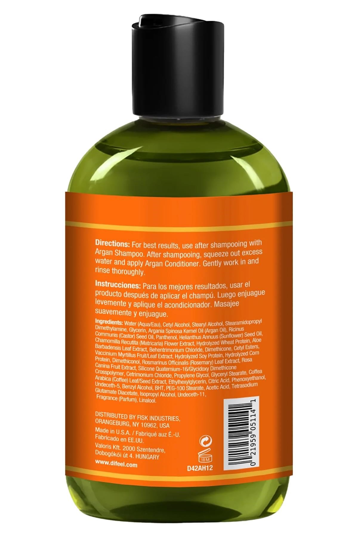 Difeel Argan Yağı Nemlendirici Saç Kremi 354.9ML