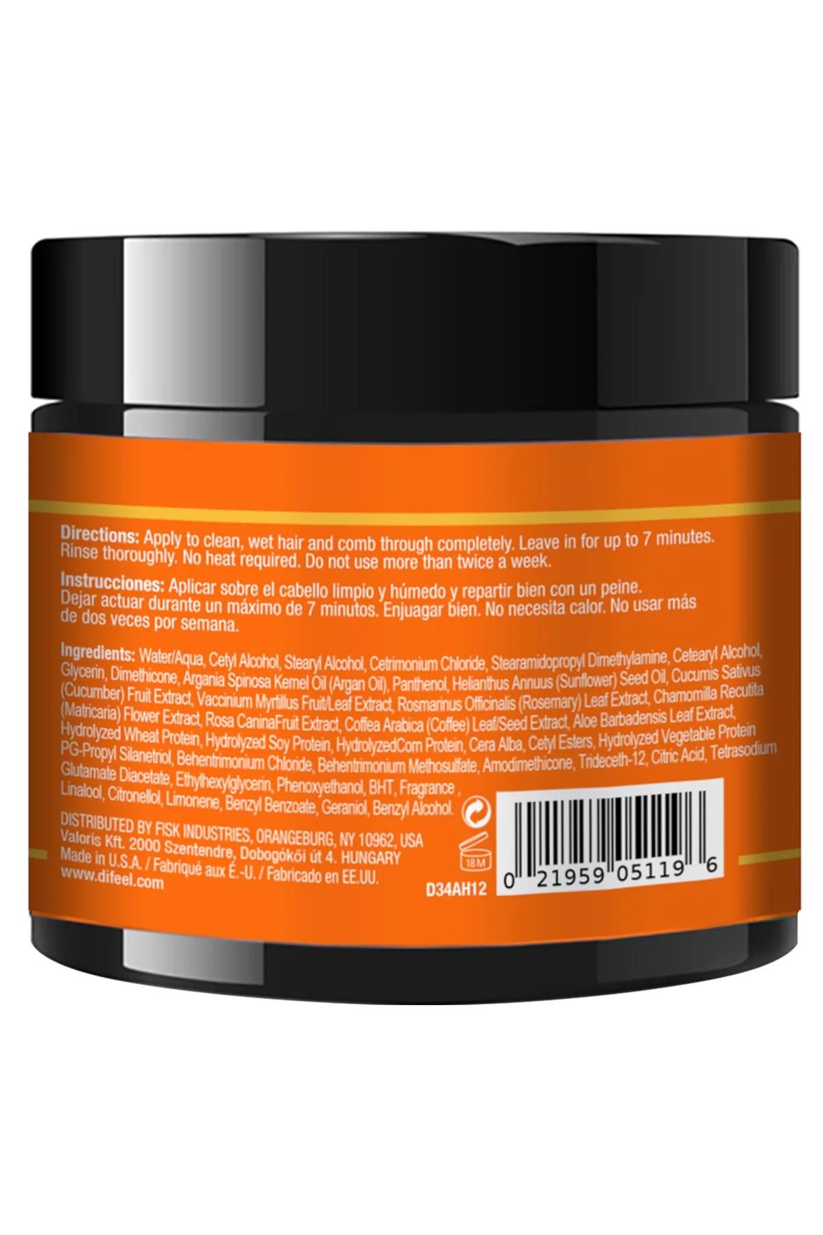 Difeel Argan Yağı Nemlendirici Saç Maskesi 340GR