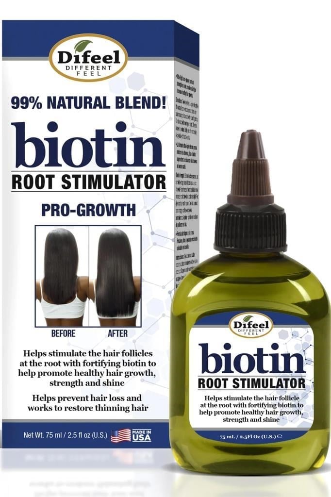 Difeel Biotin İnce ve Yavaş Uzayan Saçlara Özel Saç Bakım Solüsyonu 75ML