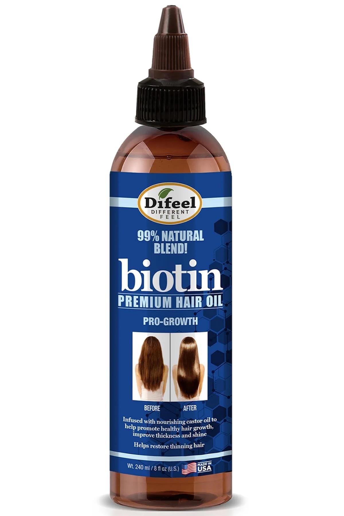 Difeel Biotin İnce ve Yavaş Uzayan Saçlara Özel Saç Bakım Yağı 237ML