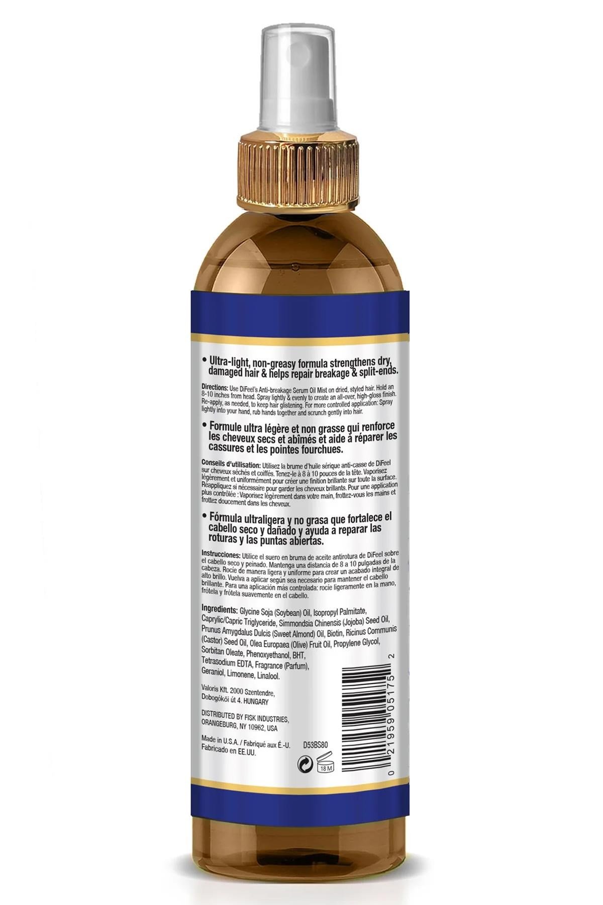 Difeel Biotin Kırılma Karşıtı Güçlendirici Sprey Saç Serumu 237ML