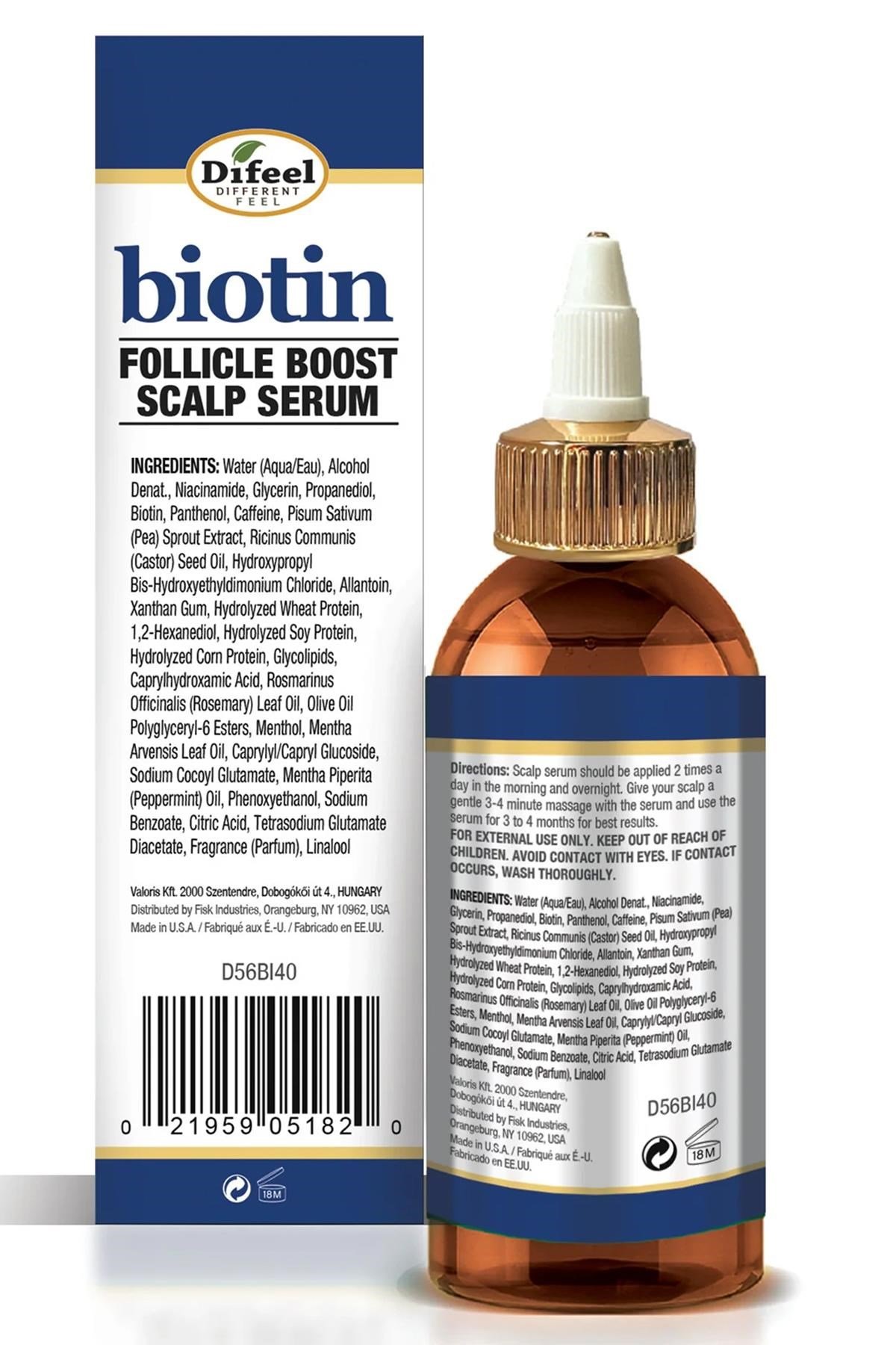 Difeel Biotin Saç Kökü Güçlendirici Saç Derisi Serumu 118ML