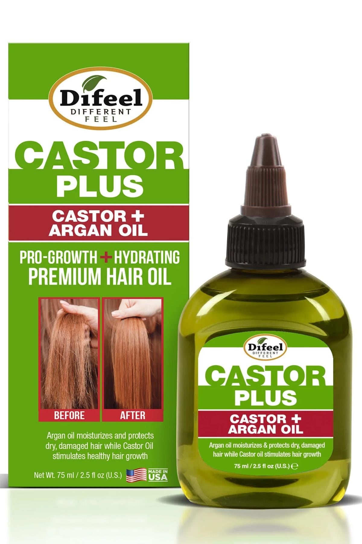 Difeel Castor + Argan Saç Bakım Yağı 75ML