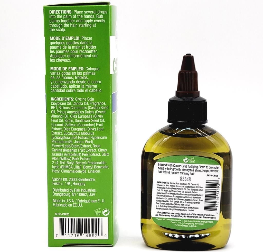 Difeel Castor + Biotin Yavaş Uzayan Saçlara Özel Saç Bakım Yağı 75ML