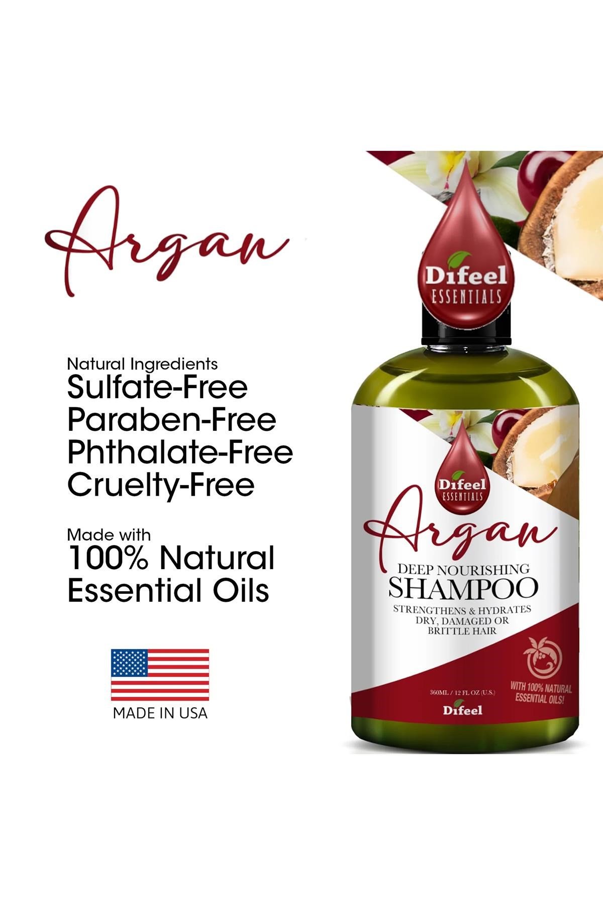 Difeel Essentials Argan Yağlı Besleyici Şampuan 360ML