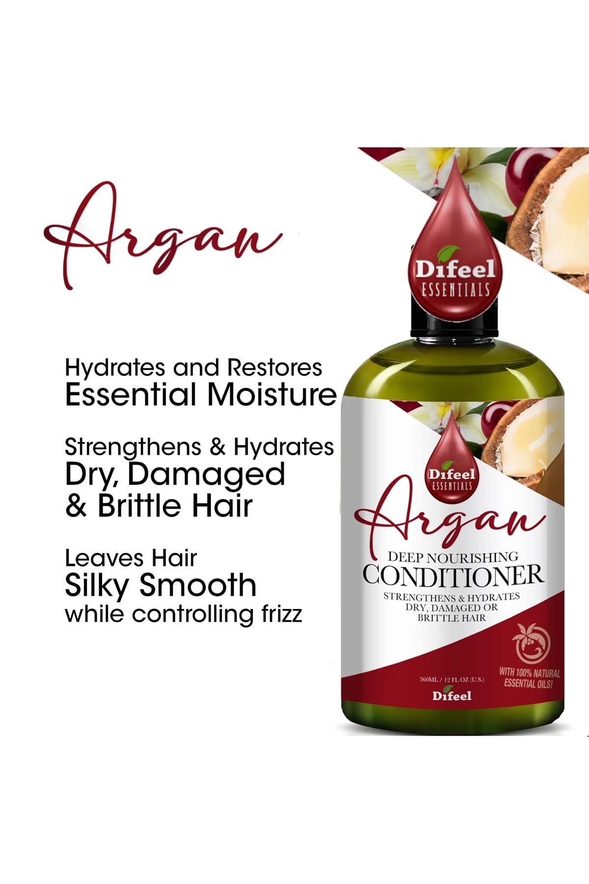 Difeel Essentials Argan Yağlı Besleyici Saç Kremi 360ML