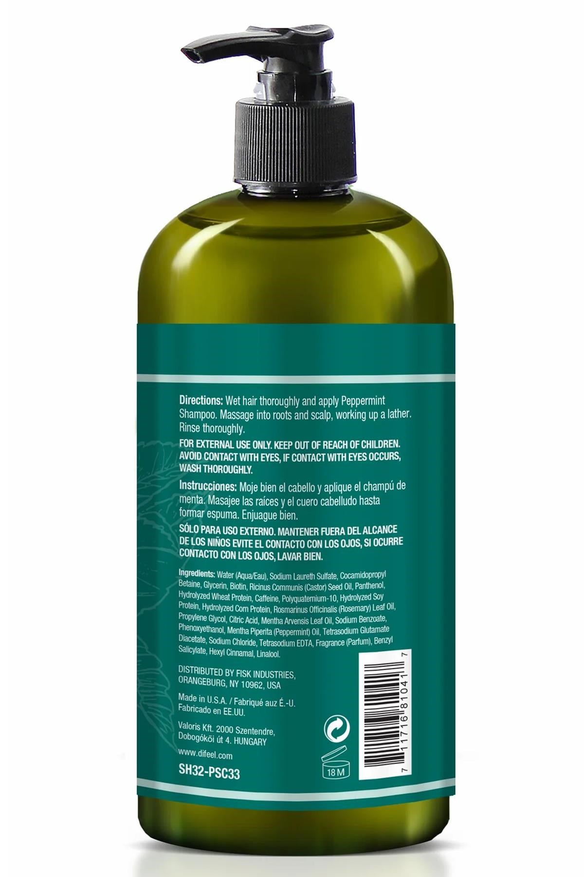Difeel Peppermint Saç Derisi Bakım Şampuanı 1LT