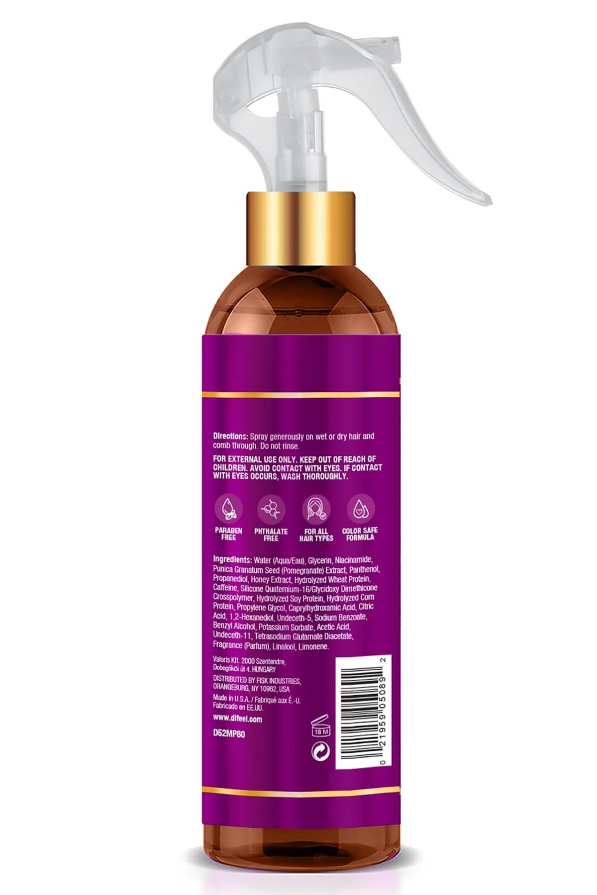 Difeel Pomegranate & Manuka Honey Durulanmayan Saç Spreyi 237ML