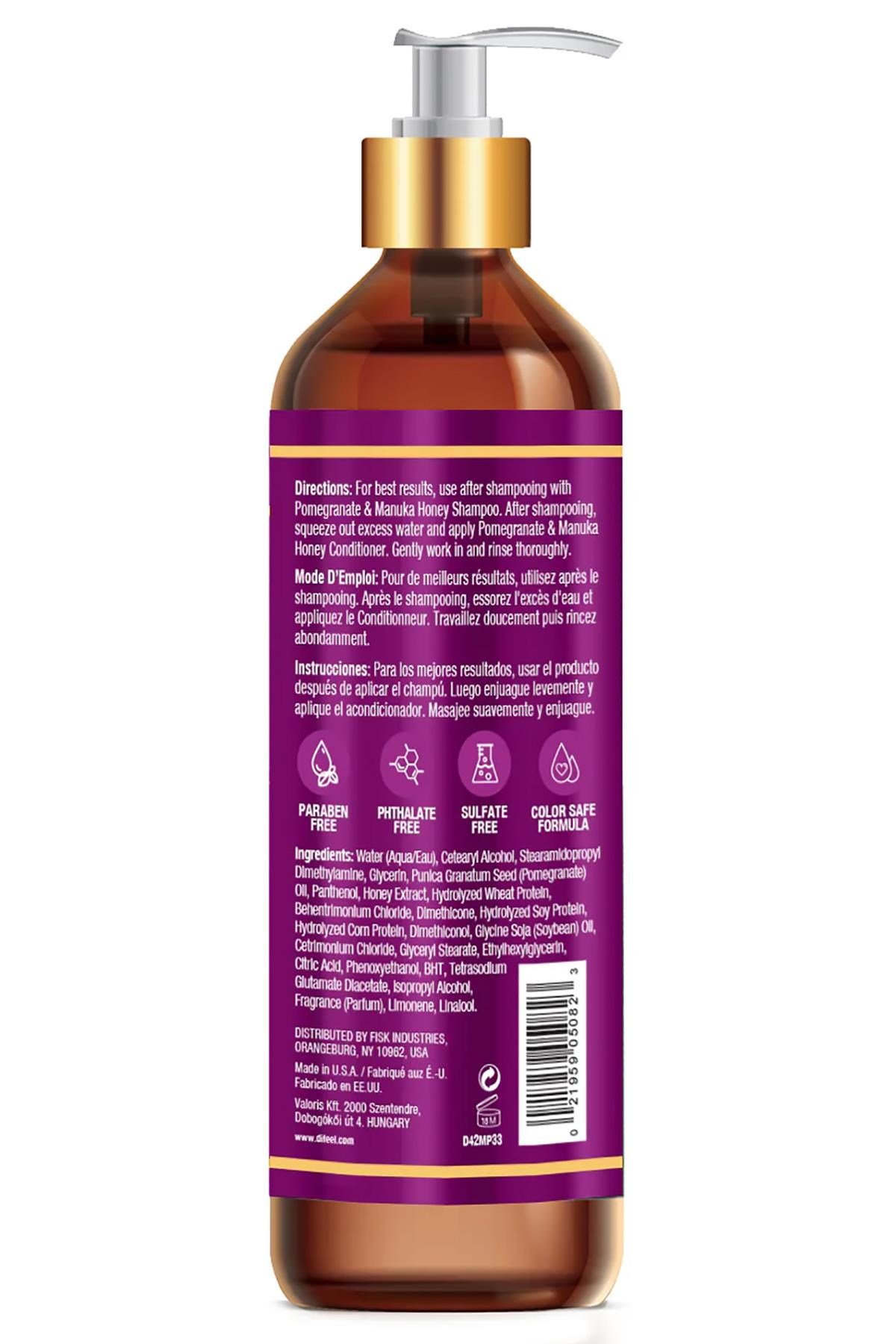 Difeel Pomegranate & Manuka Honey Sülfatsız Saç Kremi 1LT