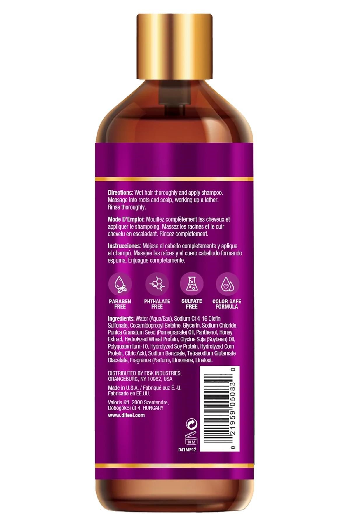 Difeel Pomegranate & Manuka Honey Sülfatsız Şampuan 354.9ML