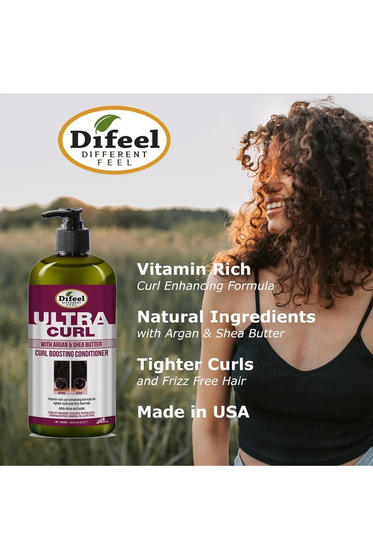 Difeel Ultra Curl Bukle Belirginleştirici Saç Kremi 1LT