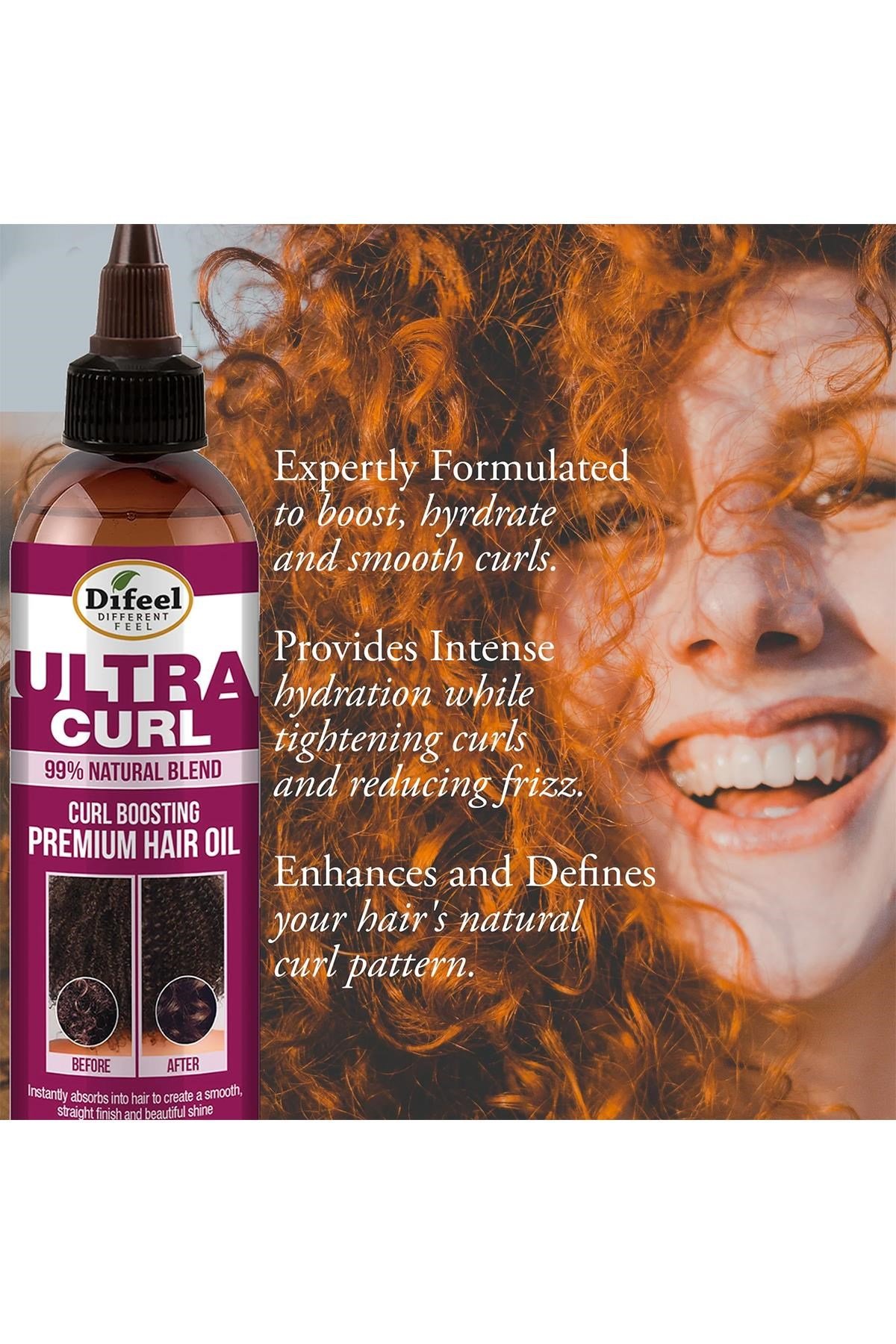 Difeel Ultra Curl Bukle Belirginleştirici Saç Bakım Yağı 75ML