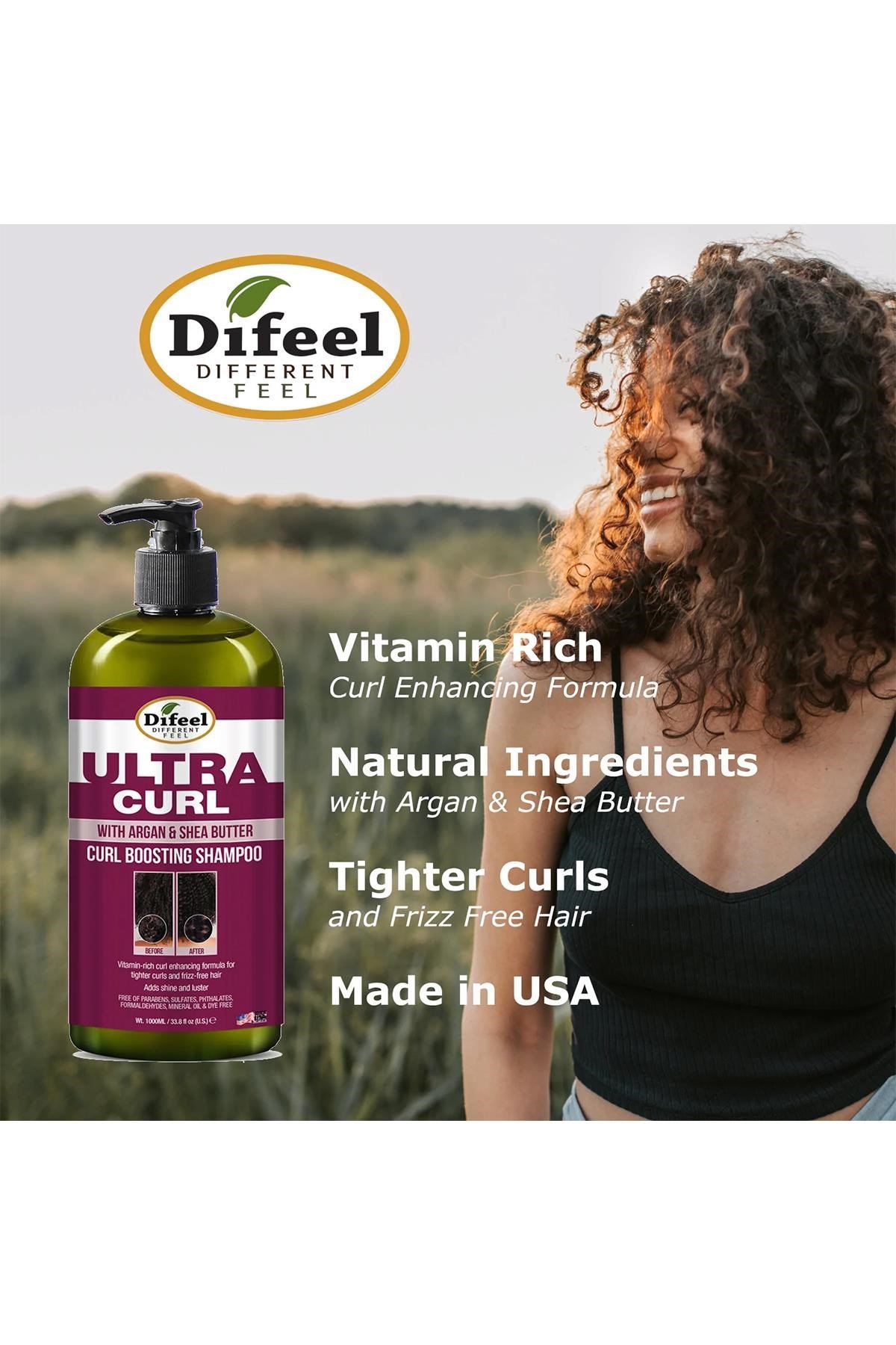 Difeel Ultra Curl Bukle Belirginleştirici Şampuan 1LT