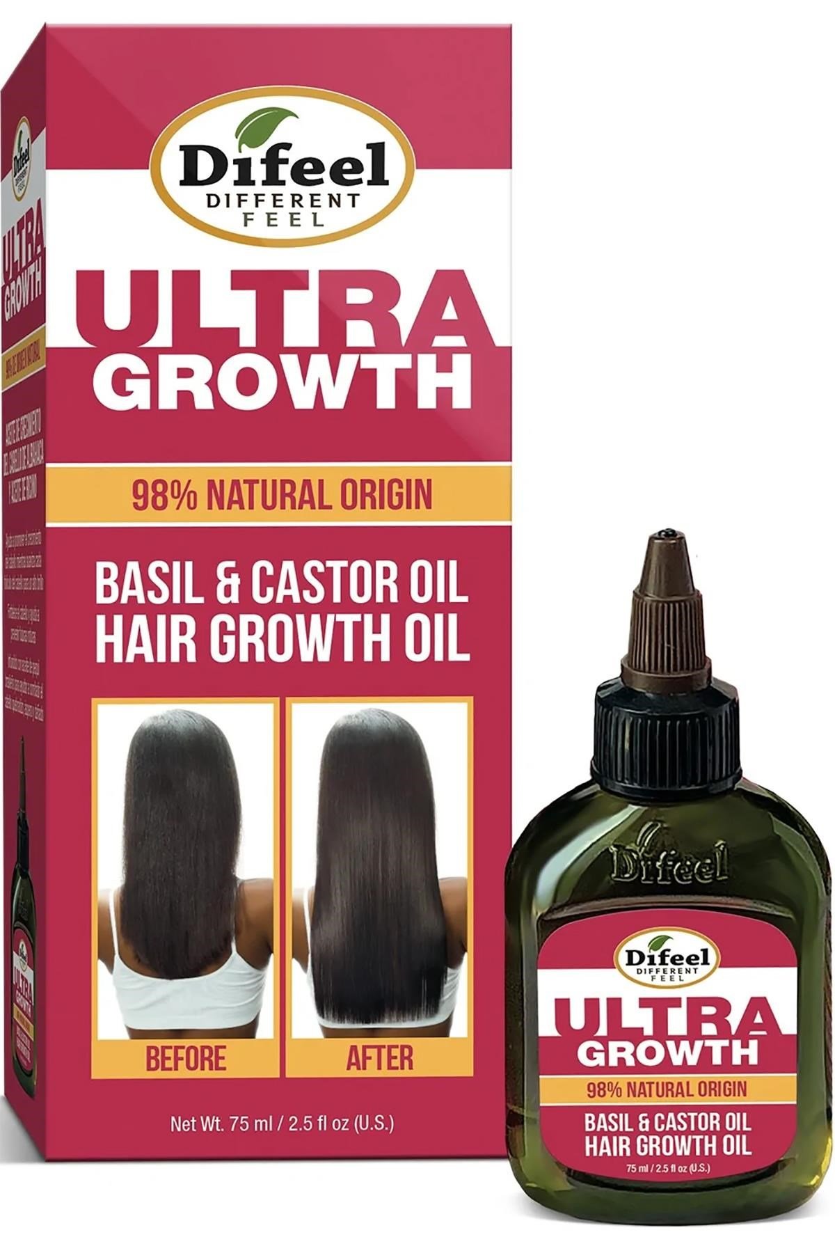 Difeel Ultra Growth Yavaş Uzayan Saçlara Özel Saç Bakım Yağı 75ML