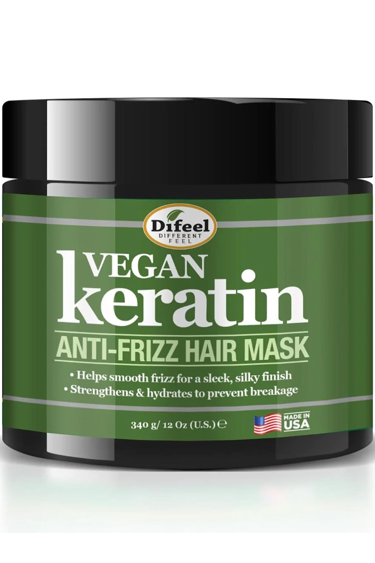Difeel Vegan Keratin Kabarma Karşıtı Saç Maskesi 340GR