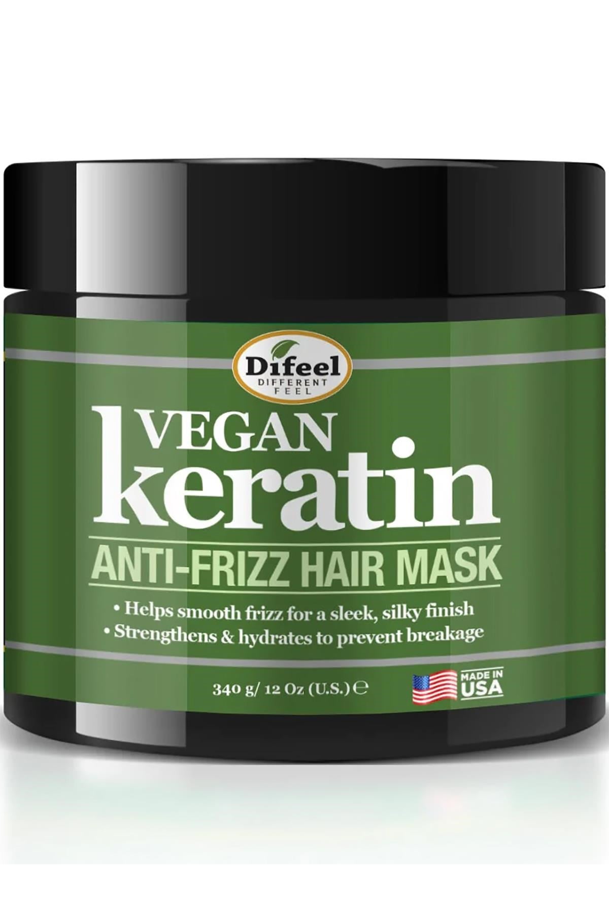 Difeel Vegan Keratin Kabarma Karşıtı Saç Maskesi 340GR