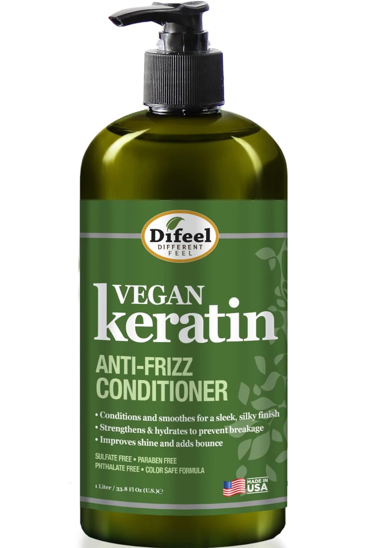 Difeel Vegan Keratin Kabarma Karşıtı Saç Kremi 1LT