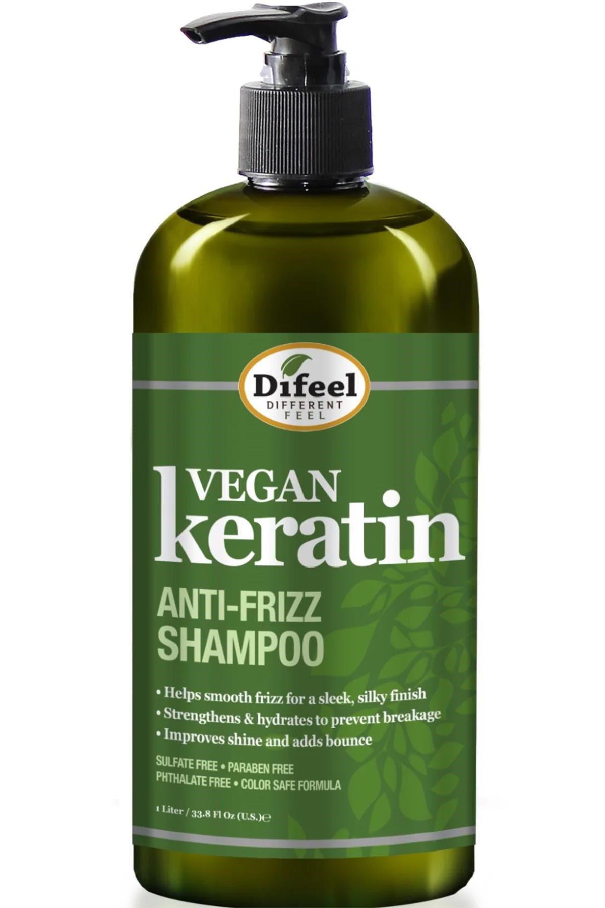 Difeel Vegan Keratin Kabarma Karşıtı Şampuan 1LT