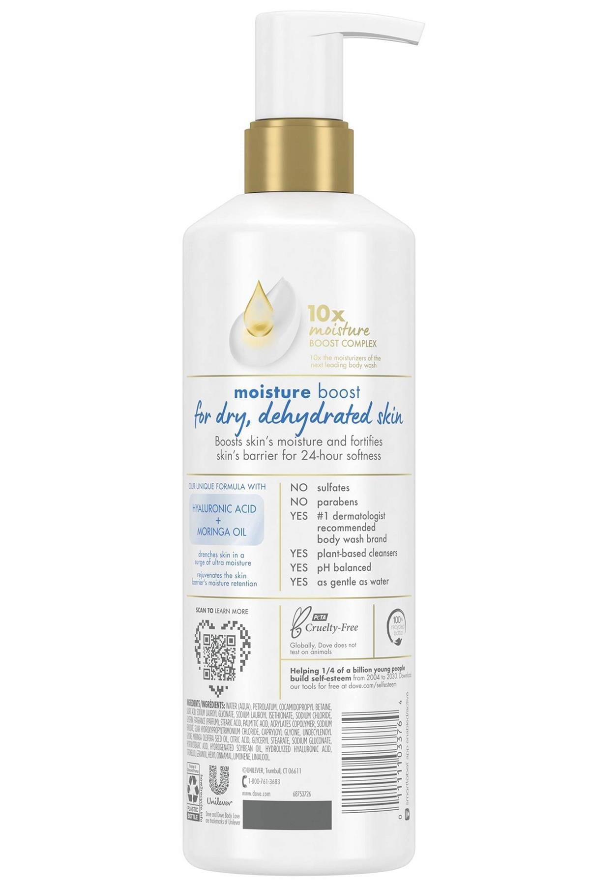 Dove Body Love Moisture Boost Vücut Temizleyici 517ML