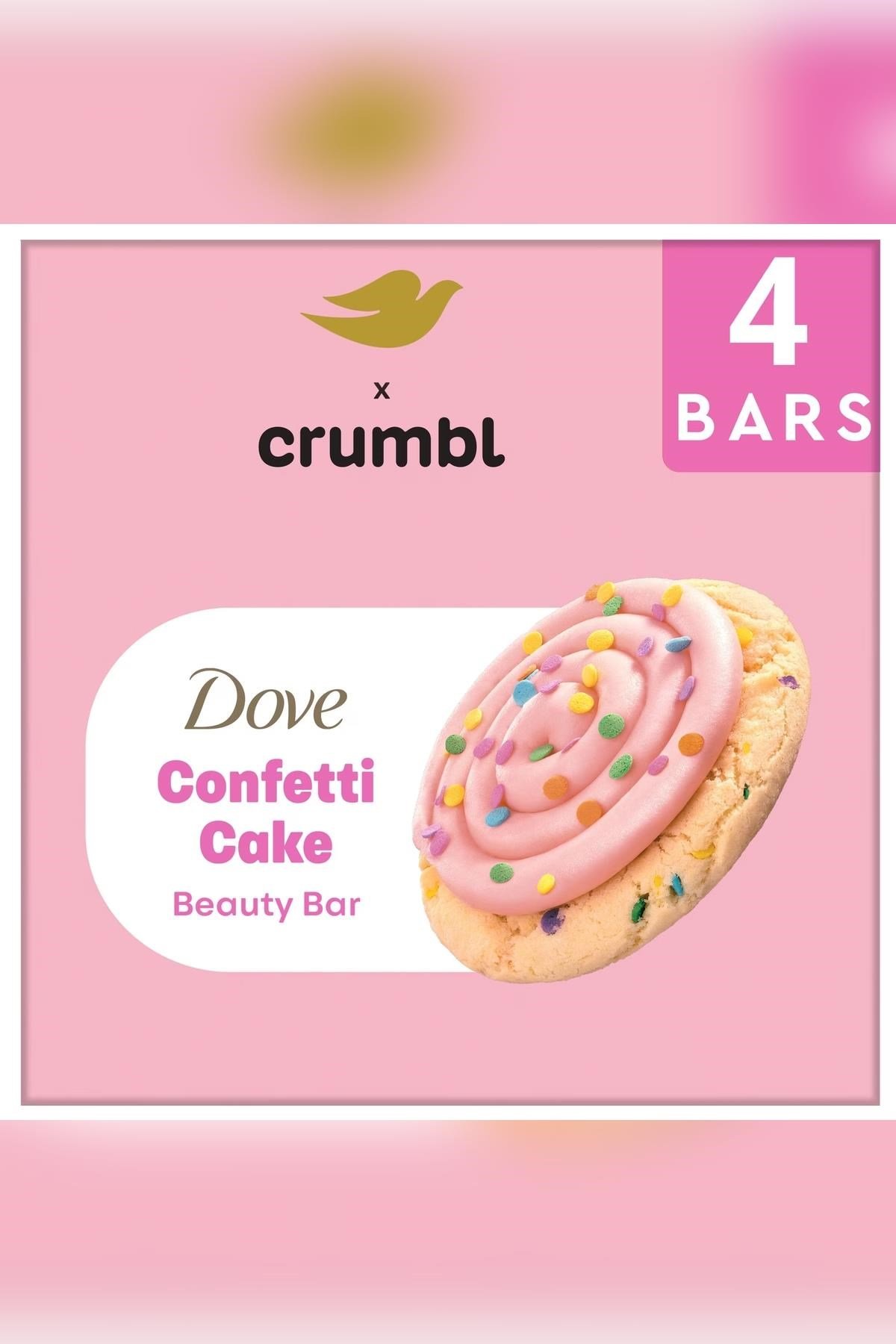 Dove Crumbl Confetti Cake Katı Sabun 4x106GR