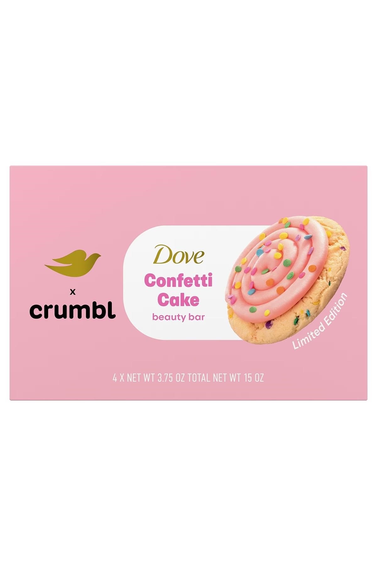 Dove Crumbl Confetti Cake Katı Sabun 4x106GR