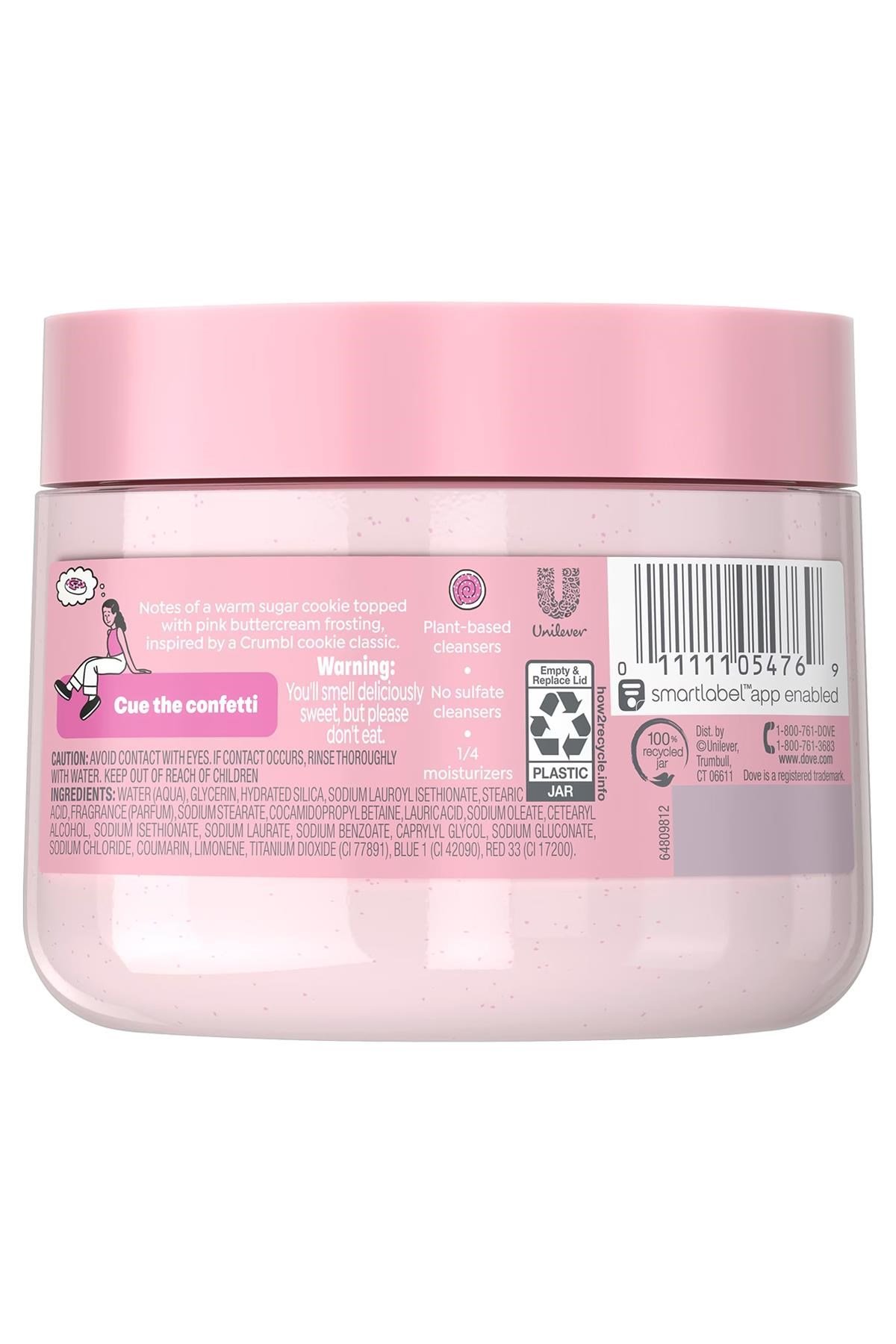 Dove Crumbl Confetti Cake Vücut Peelingi 425GR