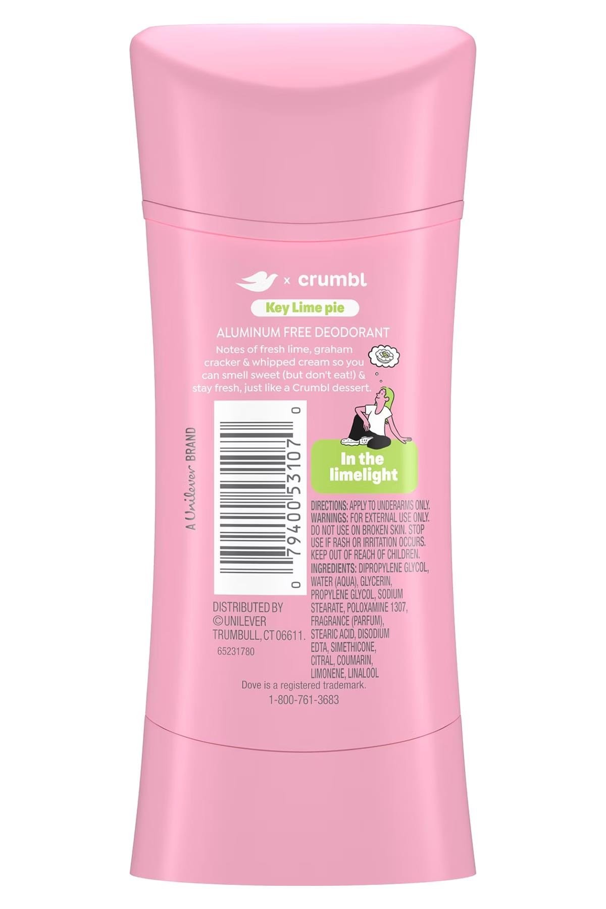Dove Crumbl Key Lime Pie Alüminyumsuz Stick Deodorant 74GR
