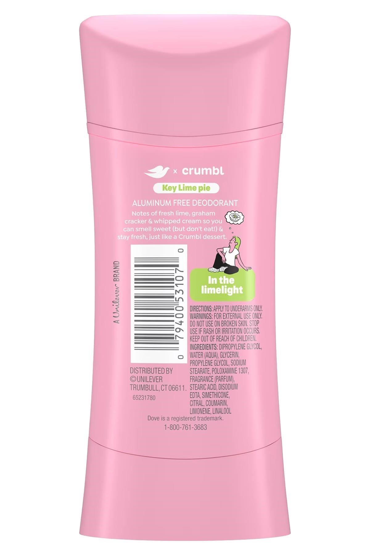 Dove Crumbl Key Lime Pie Alüminyumsuz Stick Deodorant 74GR