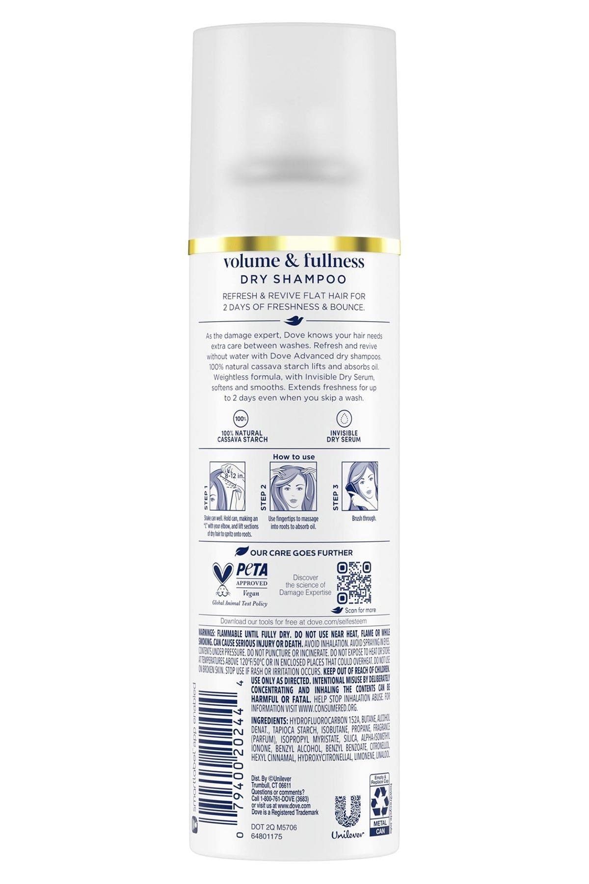 Dove Damage Expert Hacimlendirici ve Canlandırıcı Kuru Şampuan 141GR