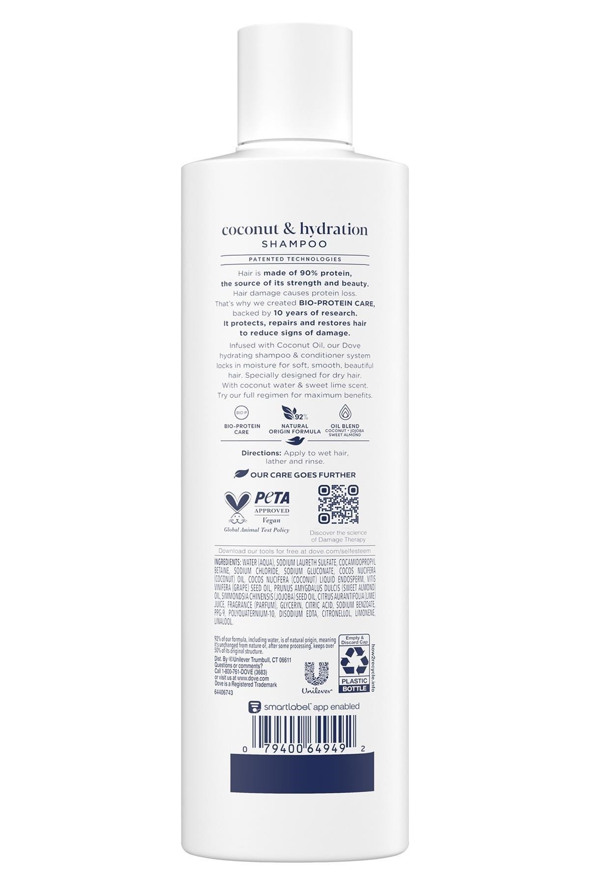 Dove Damage Therapy Hindistan Cevizi Yağlı Nemlendirici Şampuan 355ML