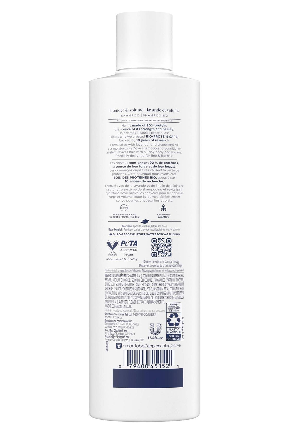 Dove Damage Therapy Lavanta Özlü Hacimlendirici Şampuan 355ML