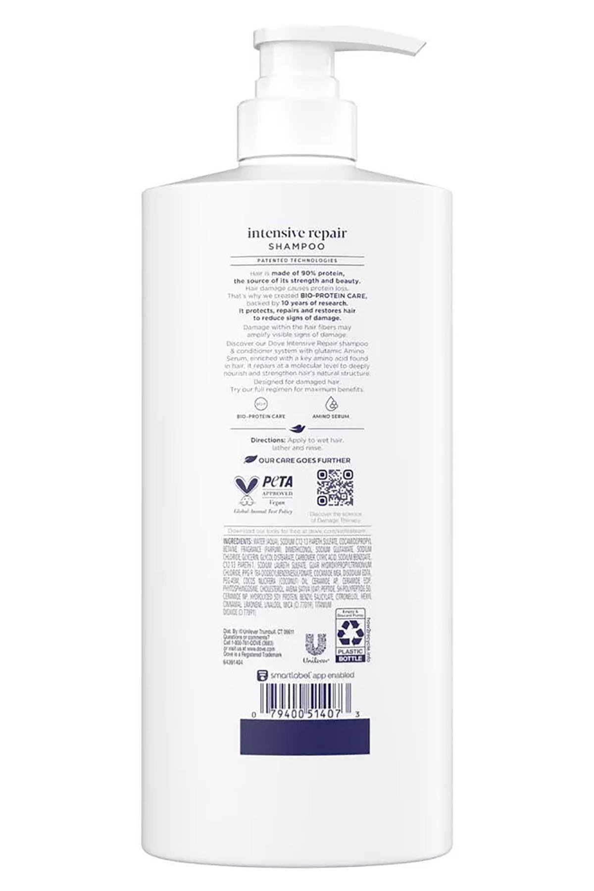 Dove Damage Therapy Yoğun Onarıcı Şampuan 828ML