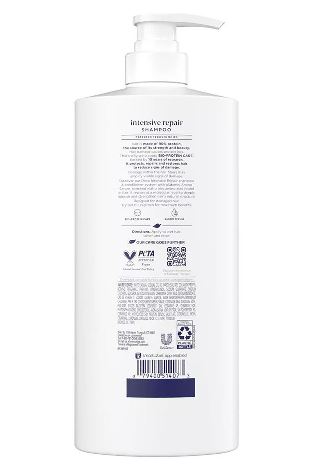 Dove Damage Therapy Yoğun Onarıcı Şampuan 828ML