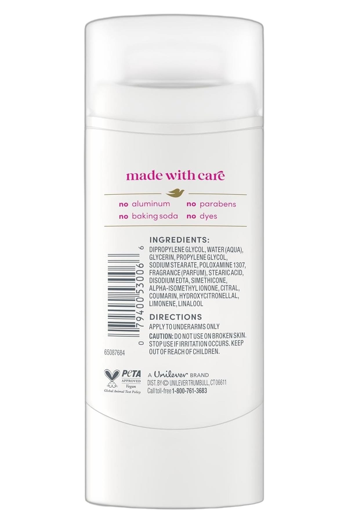 Dove Dragon Fruit Fizz Alüminyumsuz Stick Deodorant 68GR