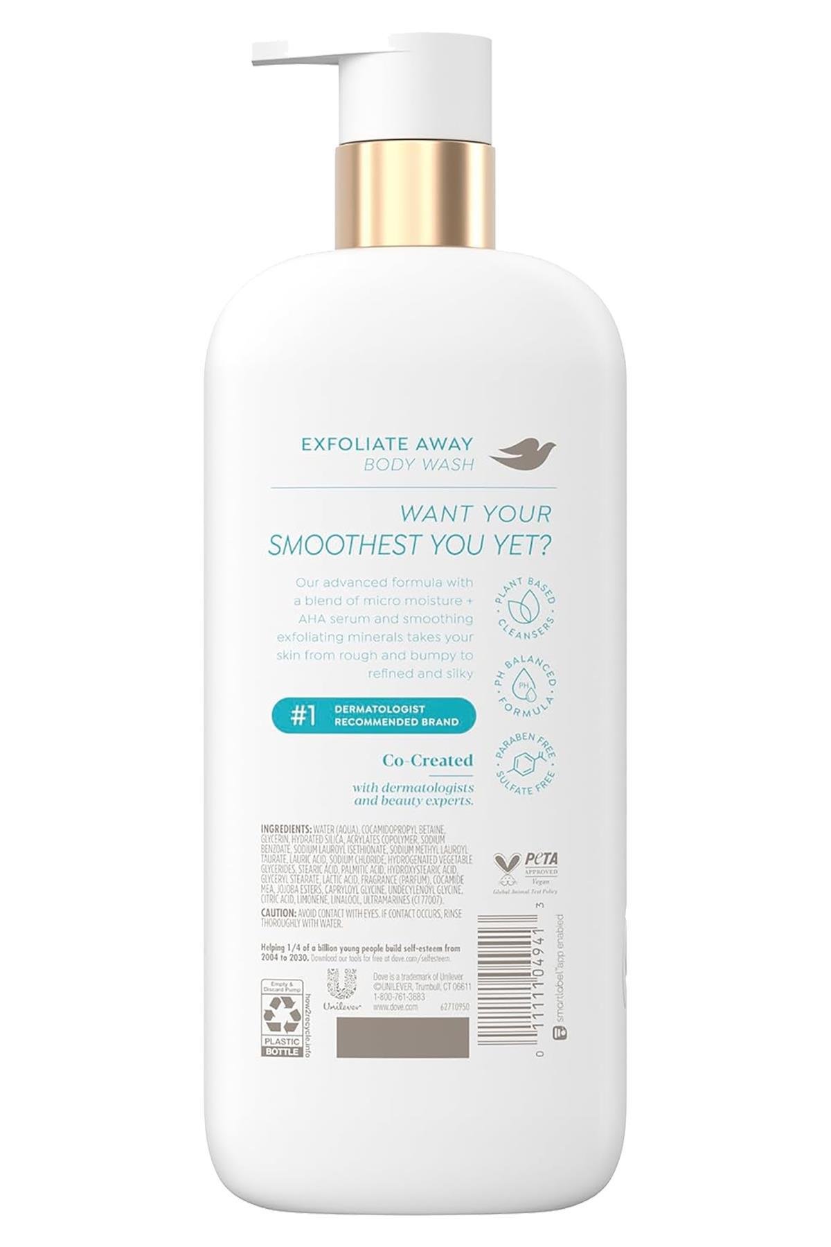 Dove Exfoliate Away Peeling Etkili Duş Jeli 547ML