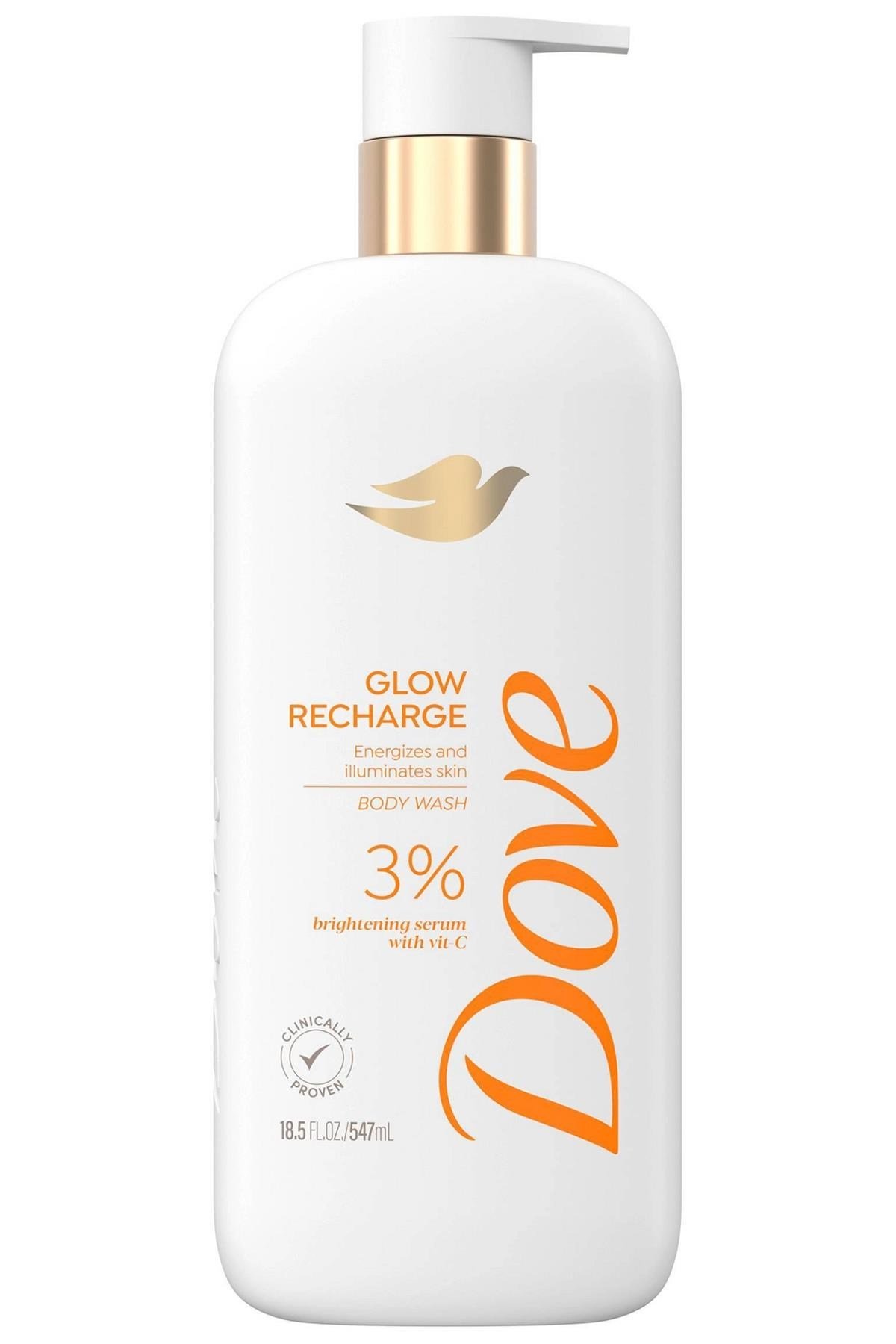Dove Glow Recharge %3 Brightening Serum Vücut Şampuanı 547ML
