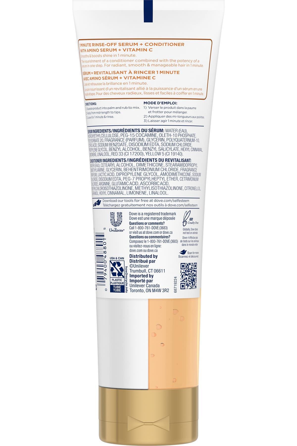 Dove Glow Restore 1 Minute Serum + Saç Kremi 118ML