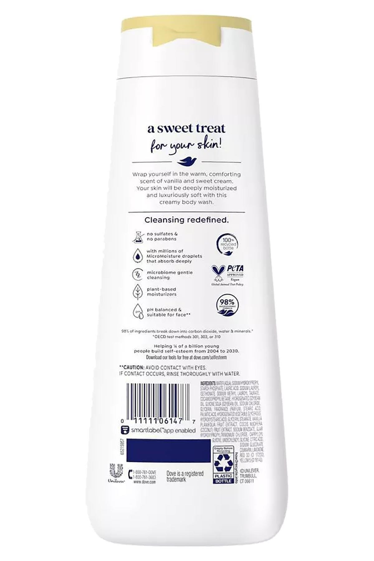 Dove Indulge Vanilya Özlü Yoğun Nemlendirici Duş Jeli 591ML