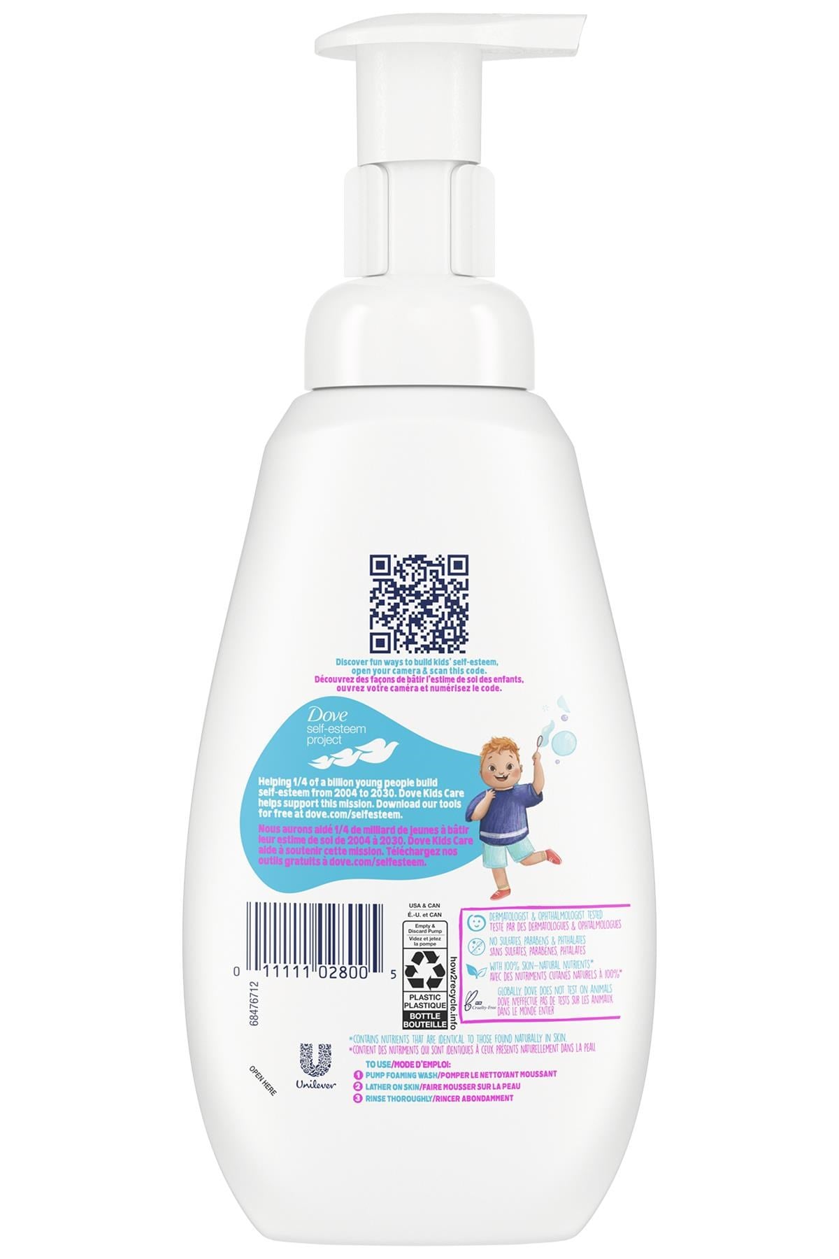 Dove Kids Cotton Candy Köpüren Vücut Şampuanı 400ML