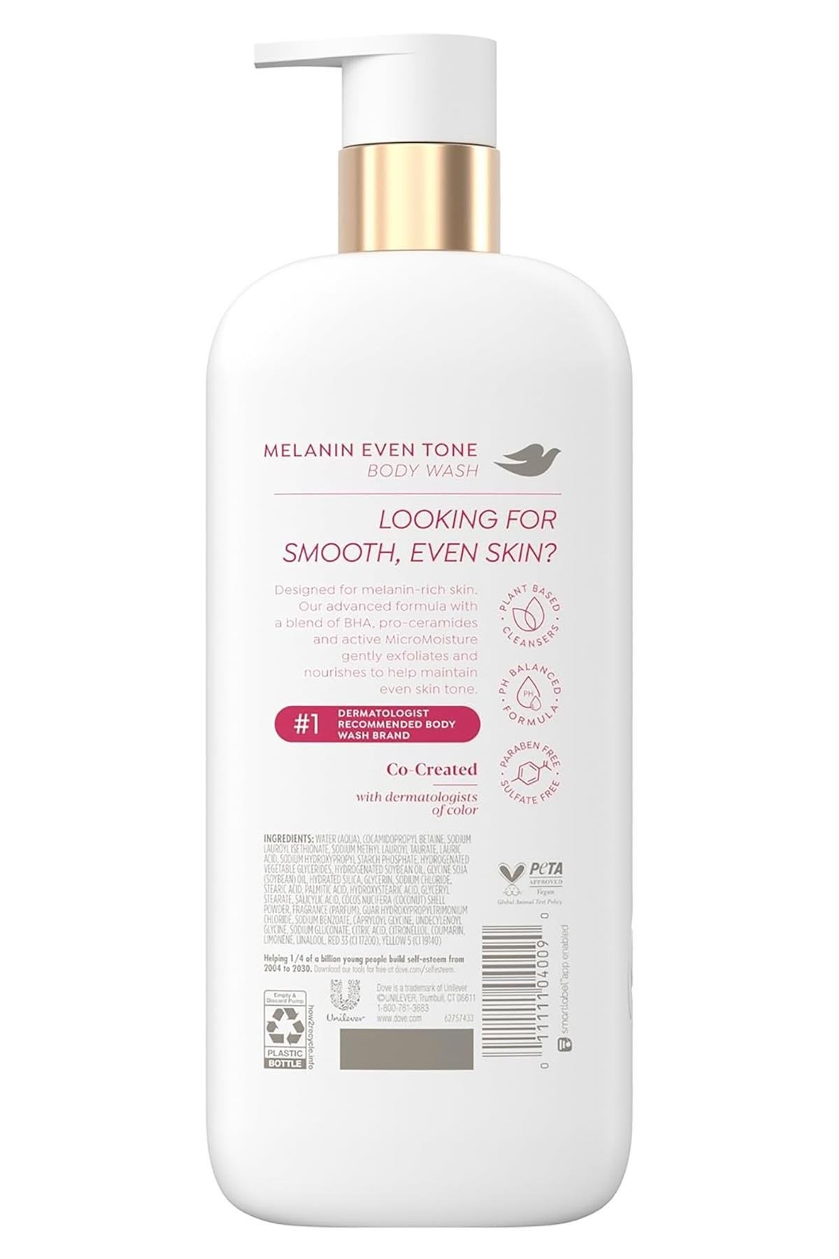 Dove Melanin Even Tone Cilt Tonu Eşitleyici Duş Jeli 547ML