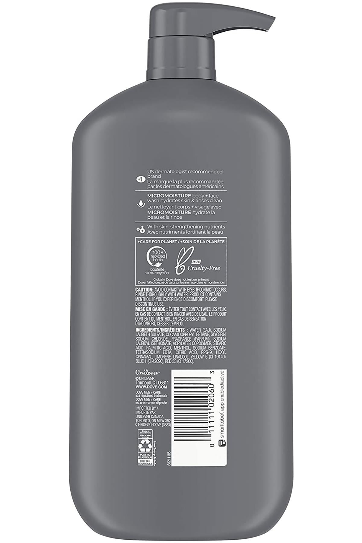 Dove Men +Care Extra Fresh Vücut ve Yüz Yıkama 887ML