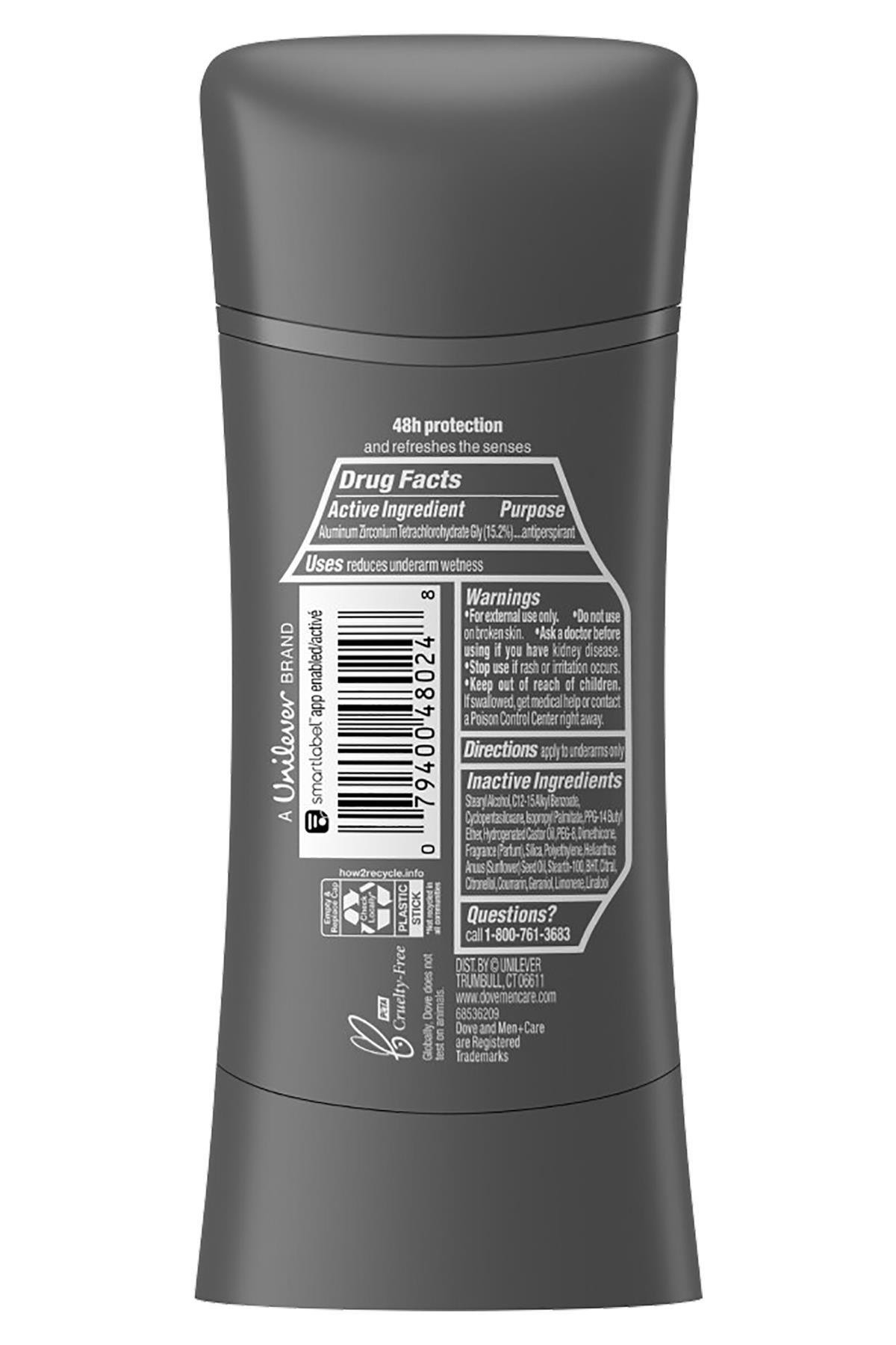 Dove Men Eucalyptus + Birch Antiperspirant Stick Deodorant 74GR