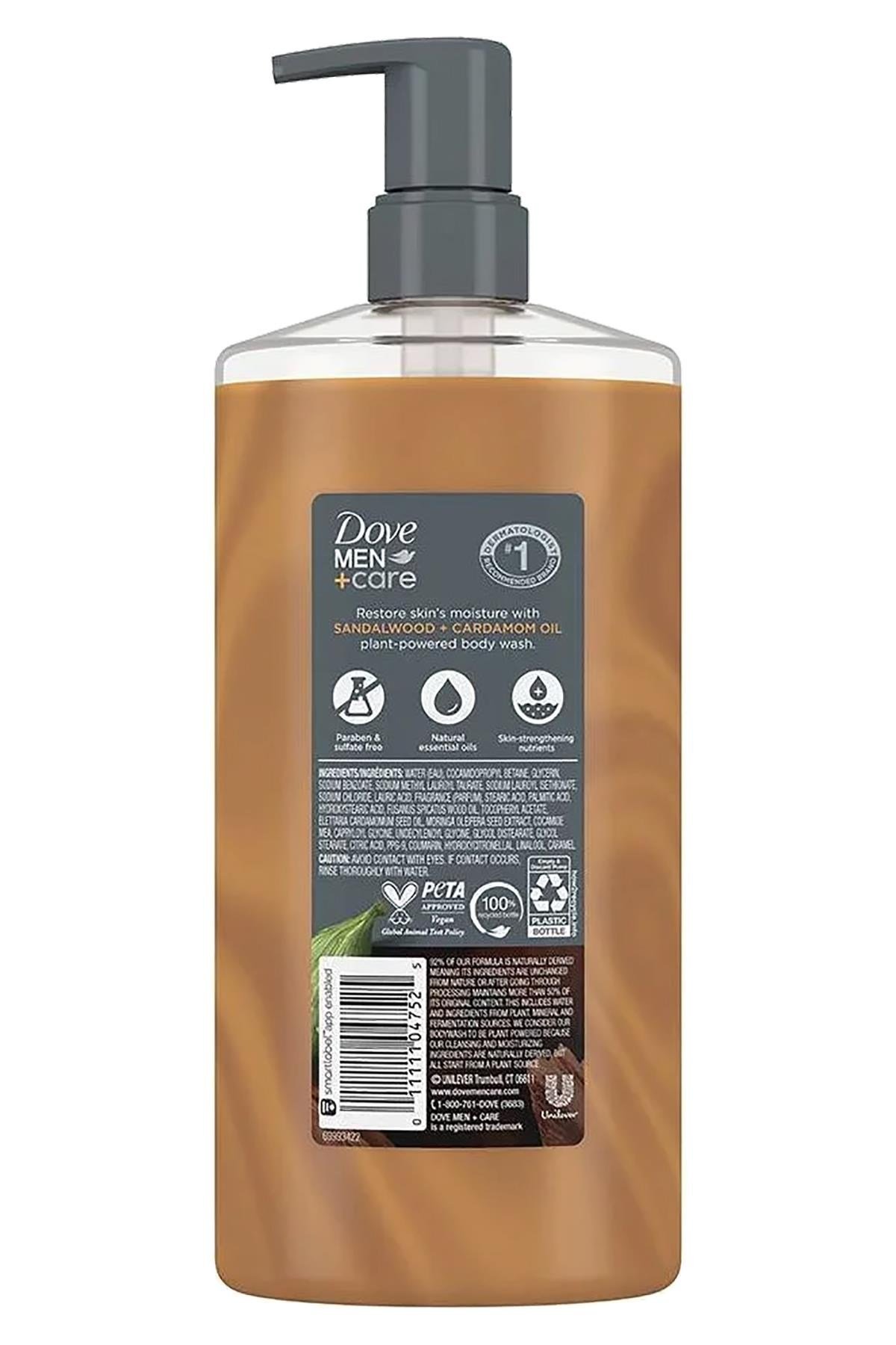 Dove Men Sandal Ağacı ve Kakule Yağlı Erkek Duş Jeli 769ML